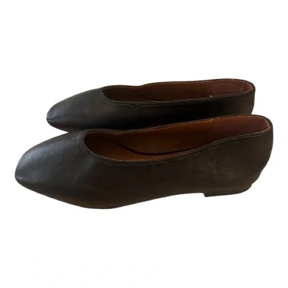 Madewell Mylie Ballet Flat - Black Size 6 - Picture 4 of 8